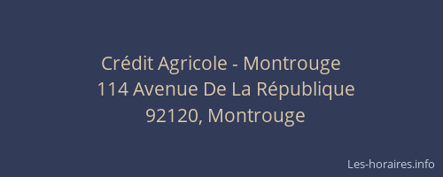 Crédit Agricole - Montrouge