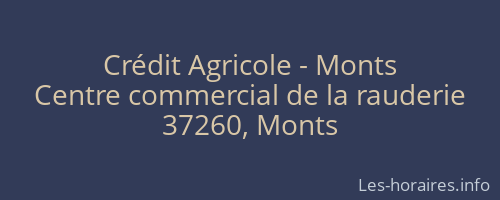 Crédit Agricole - Monts