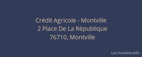 Crédit Agricole - Montville