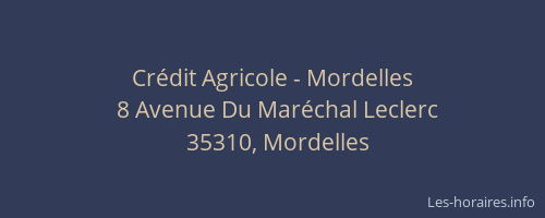Crédit Agricole - Mordelles