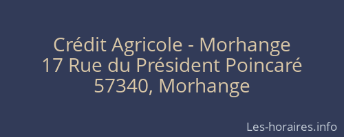 Crédit Agricole - Morhange