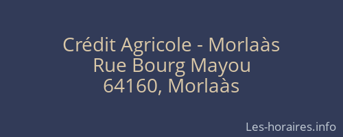 Crédit Agricole - Morlaàs