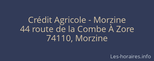 Crédit Agricole - Morzine
