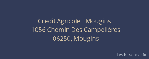 Crédit Agricole - Mougins