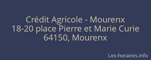 Crédit Agricole - Mourenx