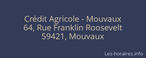 Crédit Agricole - Mouvaux
