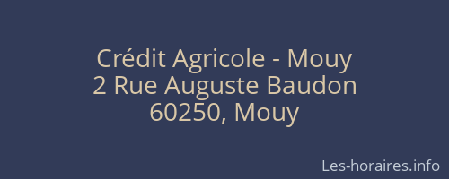 Crédit Agricole - Mouy