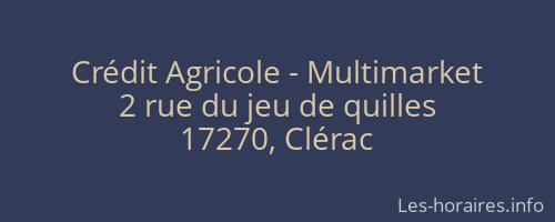 Crédit Agricole - Multimarket