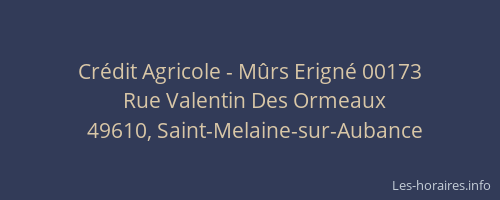 Crédit Agricole - Mûrs Erigné 00173