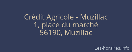 Crédit Agricole - Muzillac
