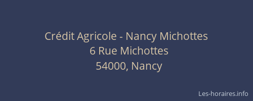 Crédit Agricole - Nancy Michottes