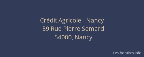Crédit Agricole - Nancy