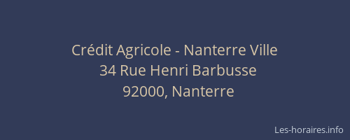 Crédit Agricole - Nanterre Ville