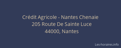 Crédit Agricole - Nantes Chenaie