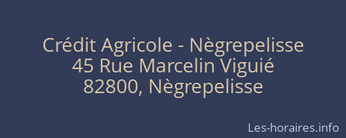 Crédit Agricole - Nègrepelisse