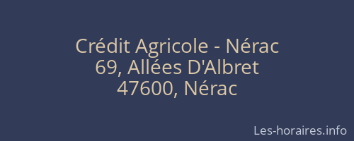 Crédit Agricole - Nérac