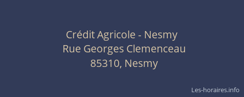 Crédit Agricole - Nesmy