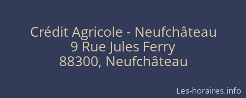 Crédit Agricole - Neufchâteau