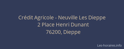 Crédit Agricole - Neuville Les Dieppe
