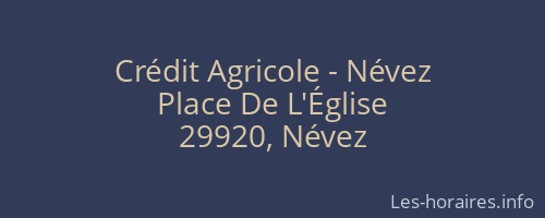 Crédit Agricole - Névez