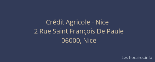 Crédit Agricole - Nice