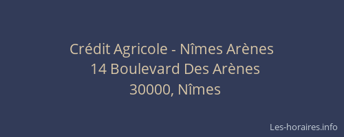 Crédit Agricole - Nîmes Arènes
