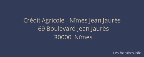 Crédit Agricole - Nîmes Jean Jaurès