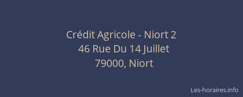 Crédit Agricole - Niort 2