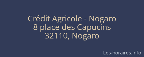 Crédit Agricole - Nogaro