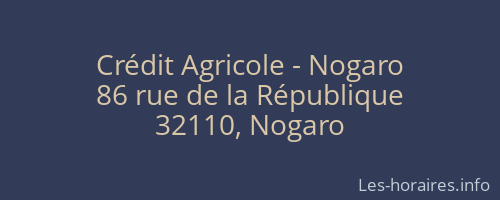 Crédit Agricole - Nogaro