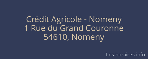 Crédit Agricole - Nomeny