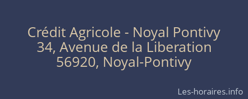 Crédit Agricole - Noyal Pontivy