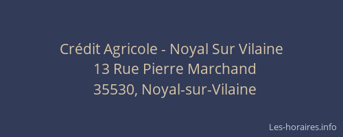 Crédit Agricole - Noyal Sur Vilaine