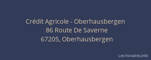 Crédit Agricole - Oberhausbergen