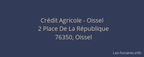 Crédit Agricole - Oissel