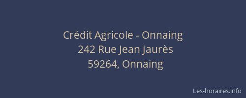 Crédit Agricole - Onnaing