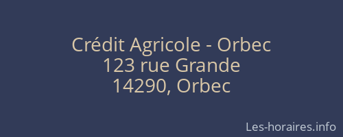 Crédit Agricole - Orbec