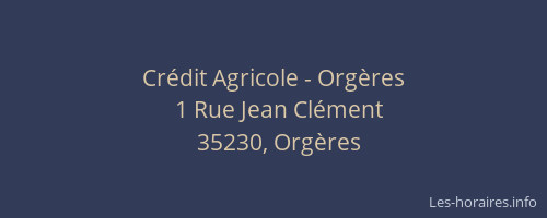 Crédit Agricole - Orgères
