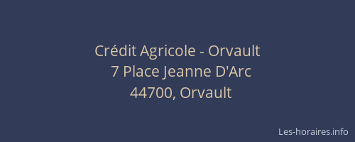 Crédit Agricole - Orvault