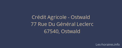 Crédit Agricole - Ostwald
