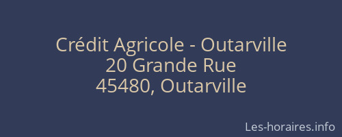 Crédit Agricole - Outarville