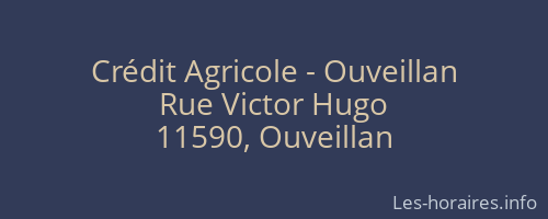 Crédit Agricole - Ouveillan