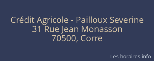 Crédit Agricole - Pailloux Severine