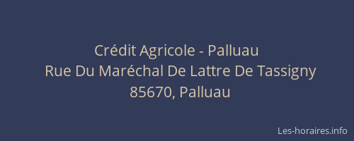 Crédit Agricole - Palluau