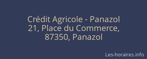 Crédit Agricole - Panazol