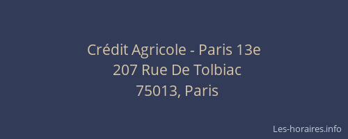 Crédit Agricole - Paris 13e