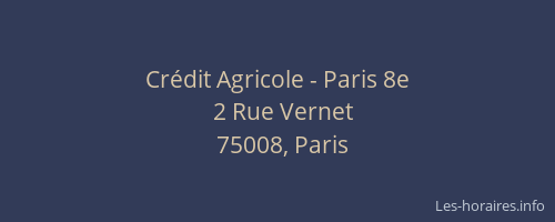Crédit Agricole - Paris 8e