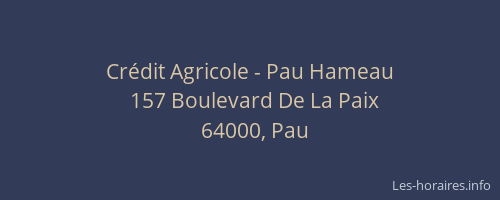 Crédit Agricole - Pau Hameau