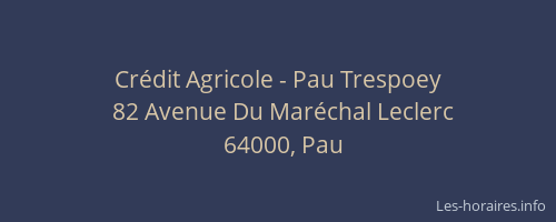 Crédit Agricole - Pau Trespoey
