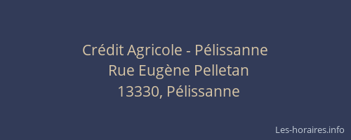 Crédit Agricole - Pélissanne